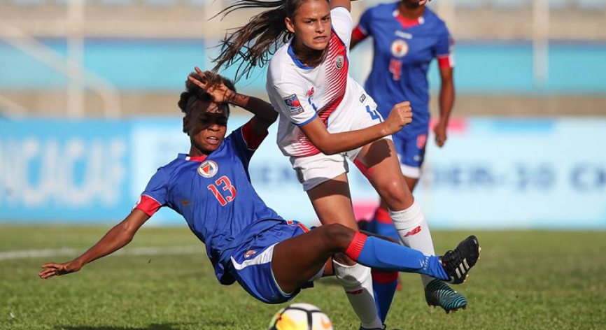 Costa Rica pierde 2-3 ante Haití en el Campeonato Sub-20 Femenino de CONCACAF