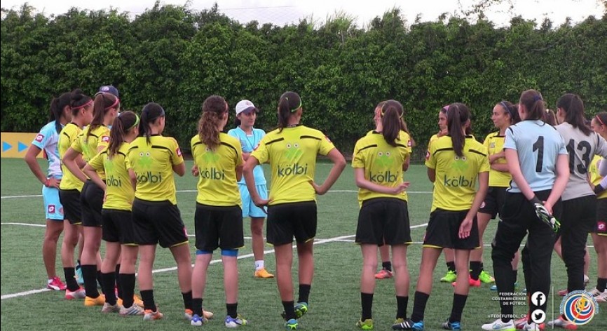 Seleccion Sub20 Femenina de Costa Rica lista para la Eliminatoria en